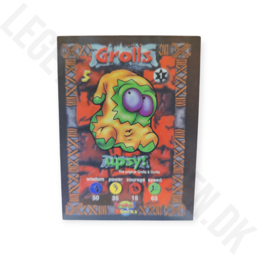 5. upsy kort med hvid tekst