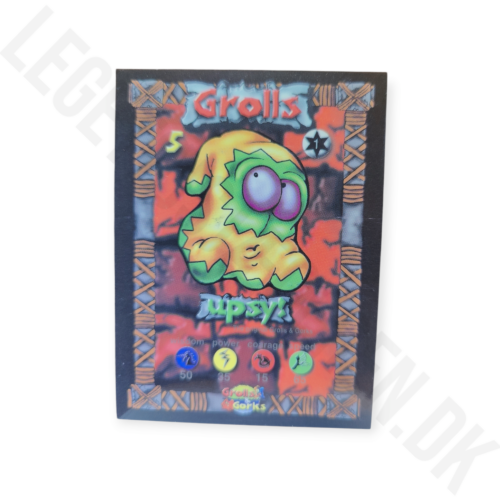 5. upsy kort med sølv tekst