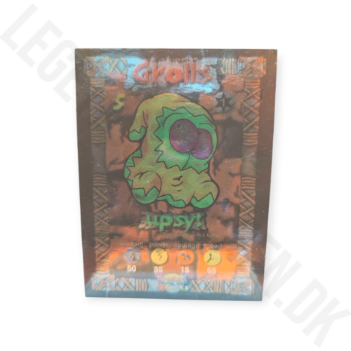 5. upsy folie kort med sølv tekst