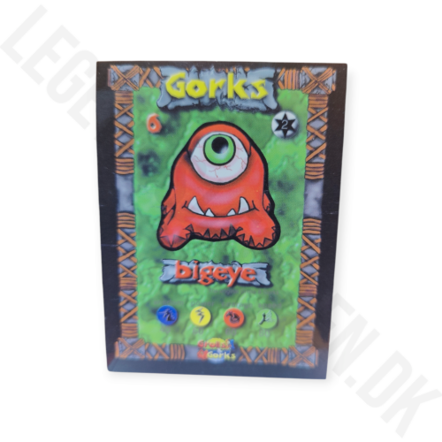 6. big eye kort sølv med tekst