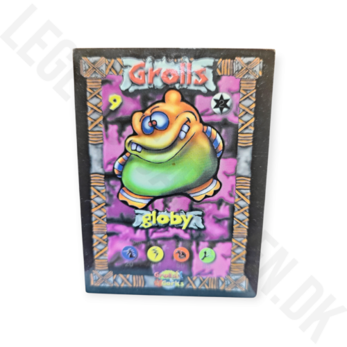 9. globy kort med sølv tekst