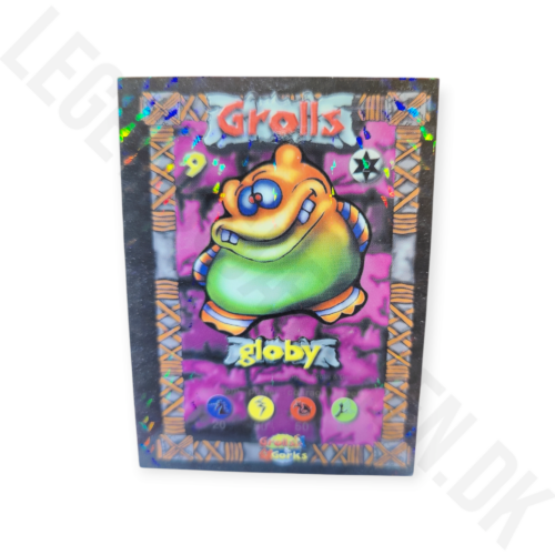 9. globy glimmer kort med sølv tekst