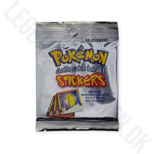 POKEMON KLISTERMÆRKER FRA 1999